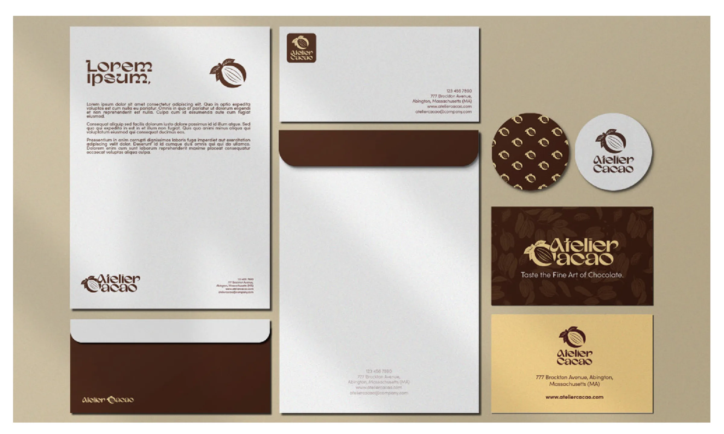 Atelier Cacao stationery set